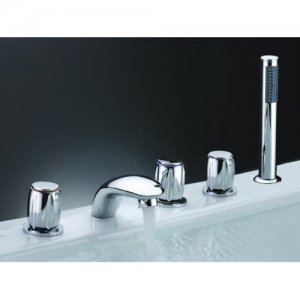 Five-Installation Hole Waterfall Bathtub Faucet(O2022) Free Shipping