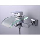 Wholesale Chrome Single Handle Cold And Hot Shower Bathtub Faucet (W22505) Free Shipping