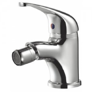 Wholesale Chrome One handle single hole mount Cold And Hot Bidet Faucets(AS0062) Free Shipping