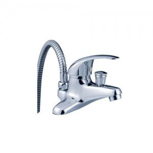 Wholesale Chrome Single Handle Shower and Bath Sink Faucet (D773) Free Shipping