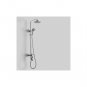 8 inch Chrome Rainshower Shower suit with Handshower and Shower Heads(D01127) Free Shipping