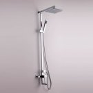8 inch Chrome Rainshower Shower suit with Handshower and Shower Heads(D01129) Free Shipping