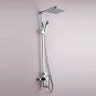 8 inch Chrome Rainshower Shower suit with Handshower and Shower Heads(D01129) Free Shipping