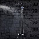 Wholesale 6 inch Chrome Rainshower Shower suit with Handshower and Shower Heads(D1003) Free Shipping