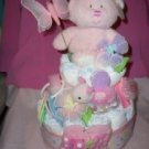 Macy Baby Cakes Girls Sweet Baby Collection Diaper Cakes--rattles, socks,  johnson baby &  more