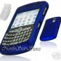 fr BLACKBERRY CURVE 8310 8320 8330 HARD BLUE CASE COVER