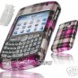 BLACKBERRY CURVE 8310 8320 8330 PINK CHECKERED CASE NEW