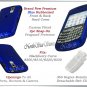 BLACKBERRY BB CURVE 8310 8320 8330 BLUE COVER CASE SKIN