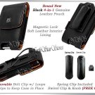 for MOTOROLA DROID 3 III VERIZON BLACK PREMIUM LEATHER COVER CASE POUCH HOLSTER