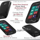 for NOKIA LUMIA 710 T-MOBILE PHONE TPU CANDY SILICONE BLACK GEL CASE COVER SKIN