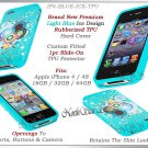 for APPLE iPHONE 4 4S SPRINT VERIZON BLUE SLIM TPU SILICONE GEL CASE COVER SKIN
