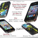 for APPLE iPHONE 4 4S ATT SPRINT VERIZON BLACK TPU SILICONE GEL CASE GUARD SKIN