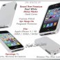 for APPLE iPHONE 4 4S ATT SPRINT VERIZON WHITE HARD SNAP-ON SLIM CASE COVER SKIN
