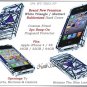 for APPLE iPHONE 4 4S ATT SPRINT VERIZON RUBBER WHITE ABSTRACT CASE GUARD COVER