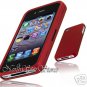 for APPLE iPHONE 4 4S 4G AT&T SPRINT VERIZON HARD RED RUBBERIZED CASE COVER SKIN