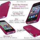 for APPLE iPHONE 4 4S 4G ATT SPRINT VERIZON HARD PINK RUBBERIZED CASE COVER SKIN