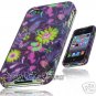 for APPLE iPHONE 4 4S AT&T SPRINT VERIZON HARD PURPLE SPRING SNAP-ON CASE GUARD