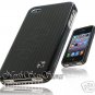 for APPLE iPHONE 4 4S ATT SPRINT VERIZON BLACK HARD SNAP-ON CASE COVER SKIN NEW