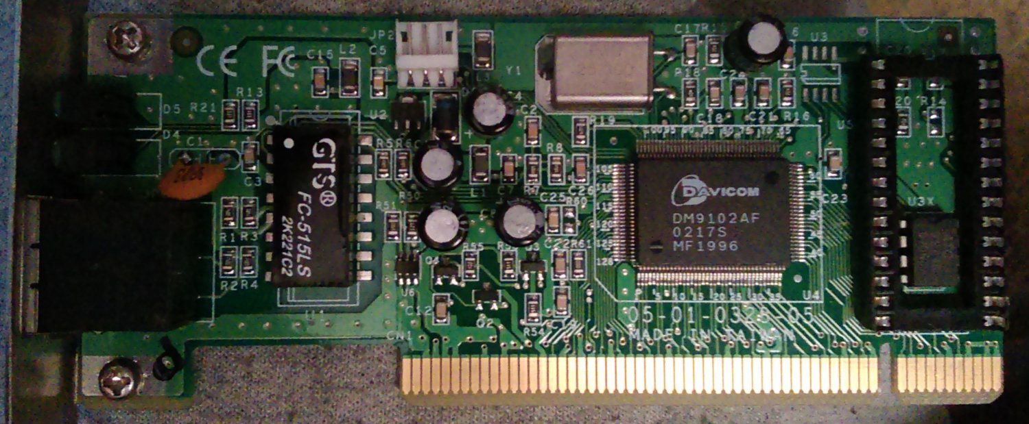 davicom network adapter