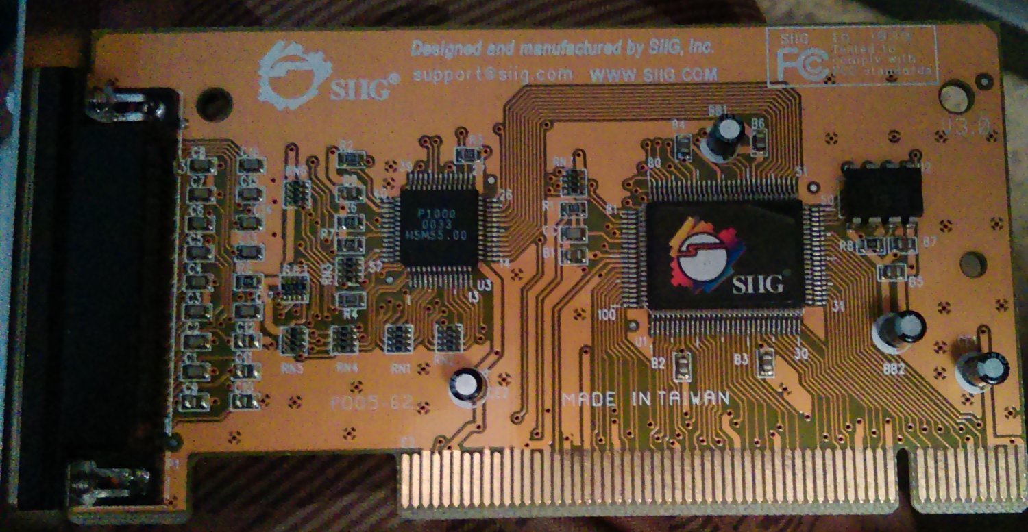 SIIG parallel expansion PCI card