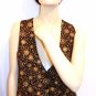 VTG 80s Stars and Moon Renaissance Style Vest Tuxedo Boyfriend S
