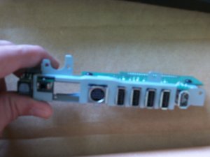 Dell XPS One A2420 Audio + S-Video + USB Board Back panel