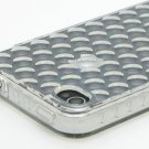 Bubble Pattern TPU Case for Apple iPhone 4 - Transparent