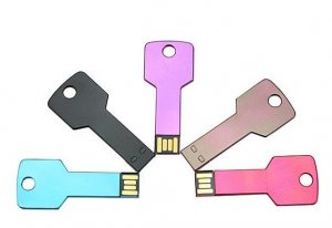 8GB FLASH DRIVE KEY SHAPE MEMORY STICK USB 2.0