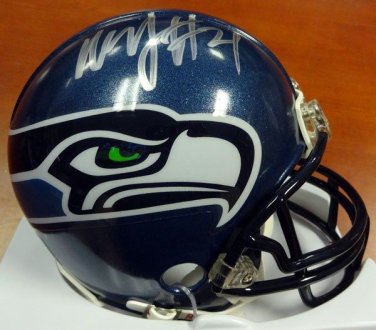 Marshawn Lynch Signed Autographed Mini Helmet Seattle Seahawks COA PSA/DNA