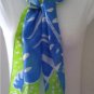 St.Barts Tropical Leaf Silk Scarf