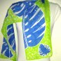 St.Barts Tropical Leaf Silk Scarf