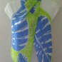 St.Barts Tropical Leaf Silk Scarf