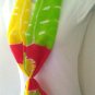 Fiji Flora Leaves Silk Scarf