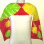 Fiji Flora Leaves Silk Scarf