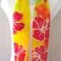 Tropical Hibiscus Silk Scarf