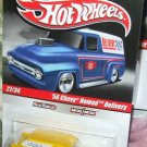 HOT WHEELS 27-34 YELLOW WHITE '56 CHEVY NOMAD DELIVERY