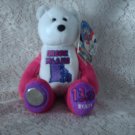 2001 Limited Treasures Coin Bear Rhode Island with Hang tags