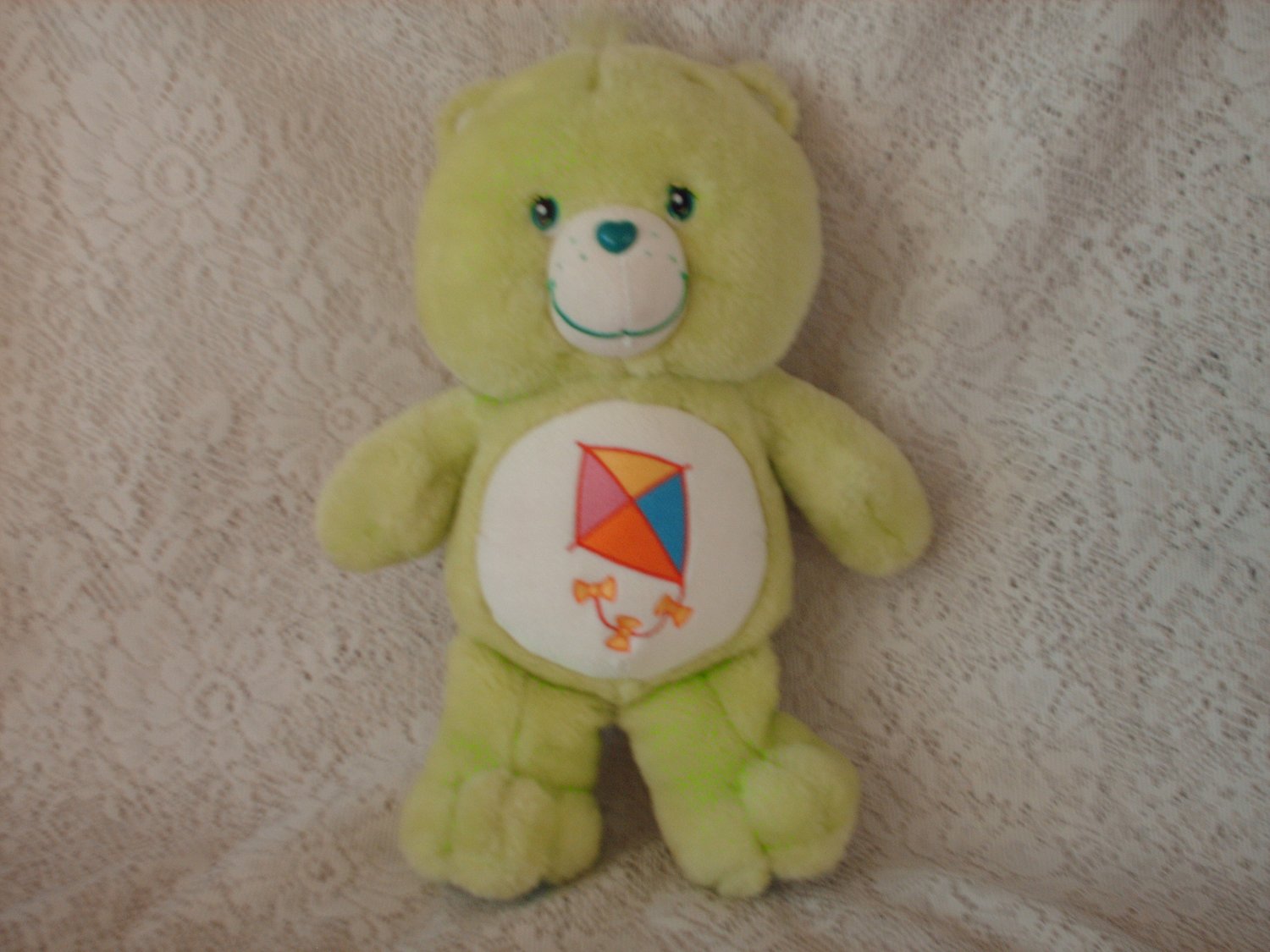 pink glow in the dark care bear