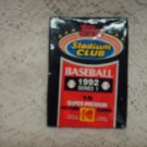 1992 SEALED TOPPS STADIUM CLUB SERIES 1- BASEBALL CARDS 1992 SEALED TOPPS STADIUM CLUB SERIES 1- BASEBALL CARDS
