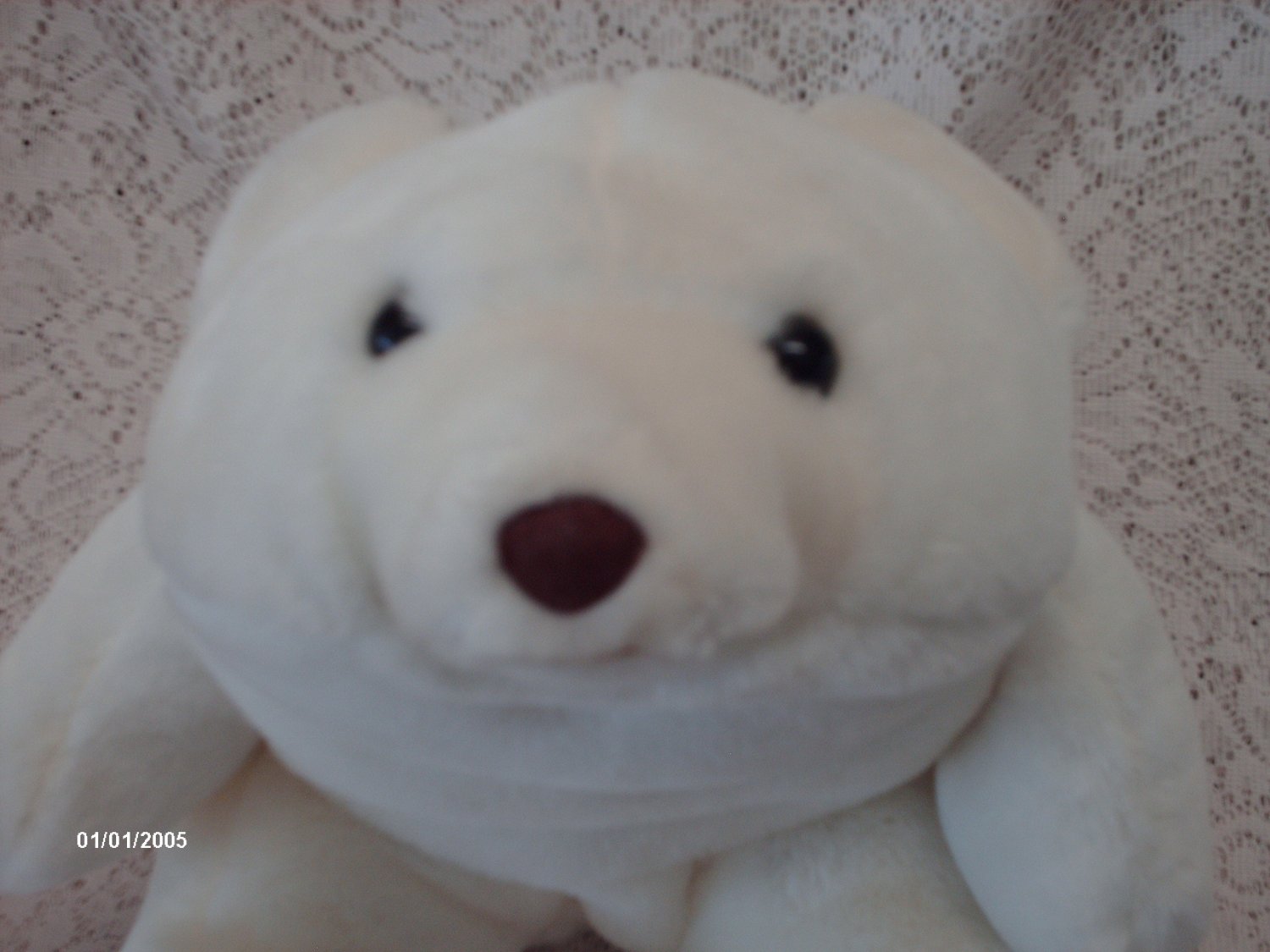 gund polar bear stuffed animal