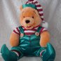 16" Disney Winnie The Pooh  Christmas Elf  Plush