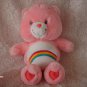 12" 2002 Care Bear Cheer Rainbow Bear Plush Toy