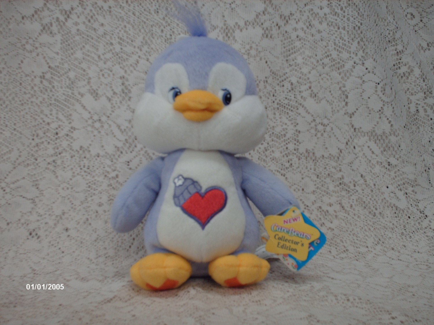 care bear jumbo cousins plush cozy heart penguin