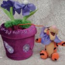 DISNEY STORE 8" Plush FLOWER POT TIGGER - Bouncing Is Fun Plush Toy DISNEY STORE 8" Plush FLOWER POT TIGGER - Bouncing Is Fun Plush Toy