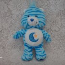 2004 8" Care Bears Bedtime Bear Plush Toy w/ stripes
