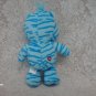 2004 8" Care Bears Bedtime Bear Plush Toy w/ stripes