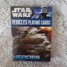 Star Wars vehicles playing cards HEROES