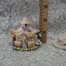 Mini Rabbit Wedding Collectable Tea Set Mini Rabbit Wedding Collectable Tea Set