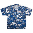 Miller Lite Hawaiian Beer Logo Shirt Blue