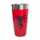 Fireball Whiskey Tin Shaker Red